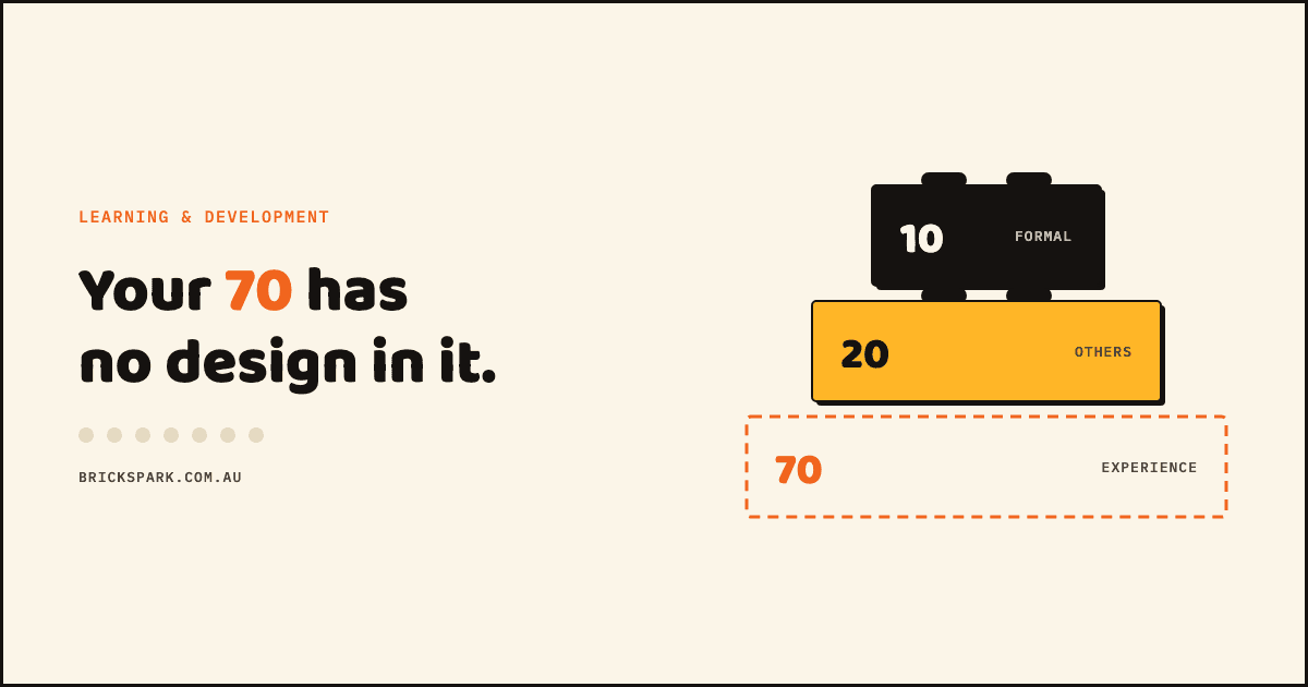 Your 70 has no design in it — Brick Spark article cover
