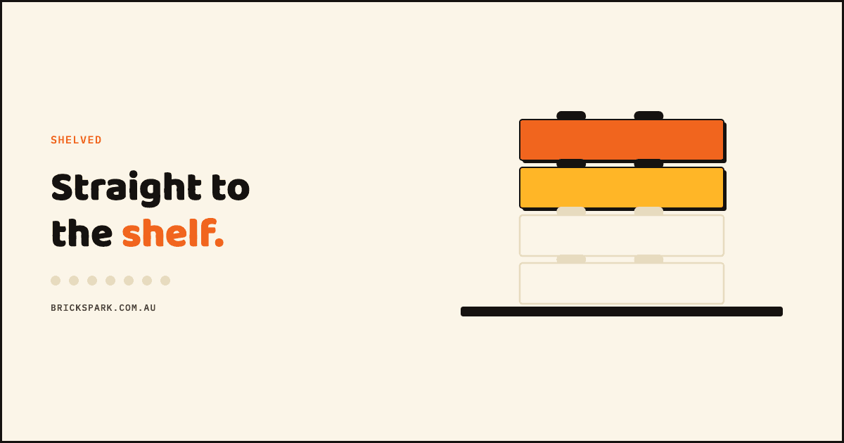 The offsite that ends up on a shelf — Brick Spark article cover